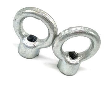 ANSI / ASME Drop Flange Head Screws Forged Carbon Steel Eyebolt Hot Dipped