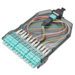 Supply 0.35 dB LC Fiber Optic MPO Cassette Module for OM3/OM4 Patch Cord