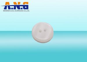 China 860-960Mhz Micro Size Washable RFID UHF Laundry Button Tag For Cloth Tracking on sale
