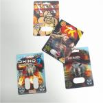 Durable Male Enhancement Pills Packaging Rhino Series 3D Cards Capsule Blister