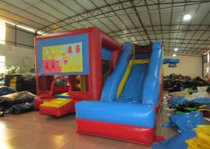 Wholesale Classic inflatable combo for sale PVC inflatable jumping house with slide inflatable football sport game multi-play jump from china suppliers