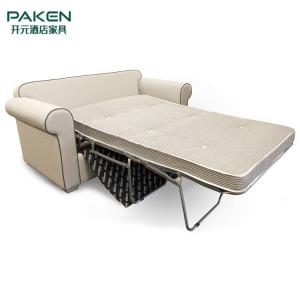 Wholesale High Density Foam Beige White Apartment Hotel Sofa Bed from china suppliers
