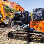 Secondhand Used Backhoe Crawler Digger Hitachi Zx120 Excavator 12Ton