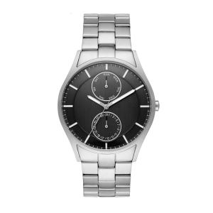Wholesale Mens brushed stainless steel 5atm water resistant with silver steel chain strap from china suppliers