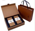 three bottle tea packaging hinged gift box bottle or jar and mug packaging paper