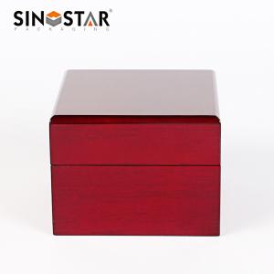 Wholesale OEM Order Acceptable from Wood Wooden Watch Box with Removable Watch Pillows from china suppliers