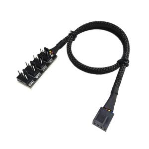 Wholesale 22AWG Computer 4 Pin Pwm Fan Splitter Connector Tinned Copper Conductor from china suppliers