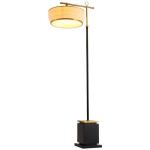 40W Black Iron LED Vertical Lamps Exhibition Hall Bedroom Floor Lamp