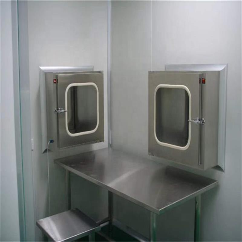 SUS304 Dynamic Stainless Steel Pass Box Baking 60HZ Finished Purification Equipment