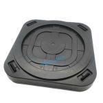 Clear Conductive PP 12 Inch Wafer Frame Box For Industrial ESD Solutions