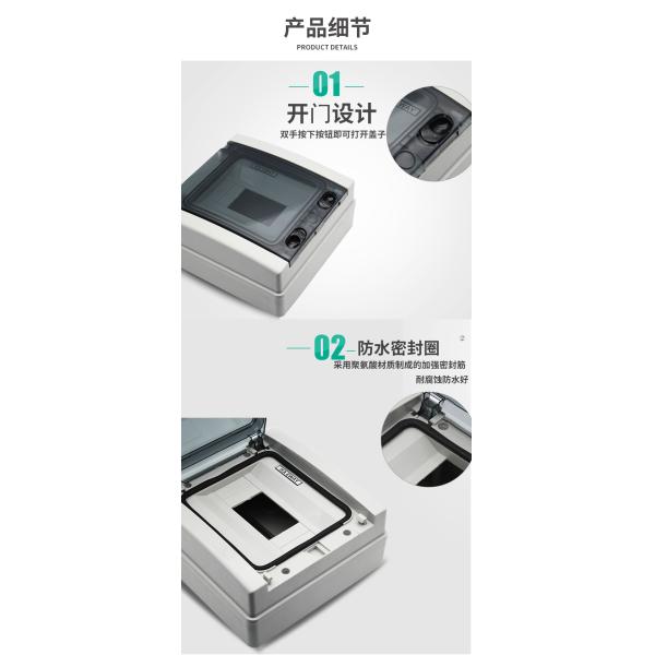 IEC60439-3 Surface Mounted 100A Outdoor Db Box