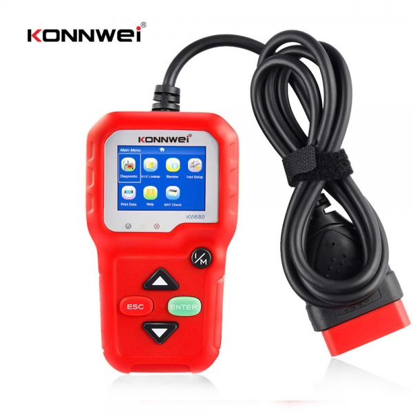 Quality Digital  Automotive Code Readers Scan Tools KW680  High Resolution TFT Data Printable for sale