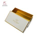 High End Cardboard Cosmetic Packaging , Skincare Packaging Boxes With Gold Foil