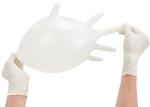 Latex Disposable Medical Examination Gloves 24cm Powder Free