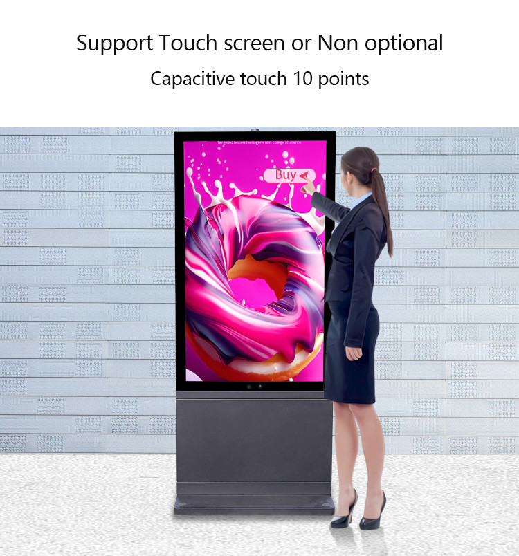 Brightness Waterproof IP65 Outdoor Digital Signage with Remote Management