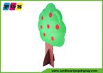 Tree Shape Life Size Stand Ups , Corrugated Floor Cardboard Standup Cutouts