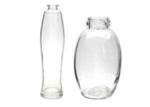 Wholesale Bathroom Clear Empty Cosmetic Glass Bottles With Pump Dispenser Refillable from china suppliers
