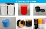 Clear Translucent Wide Mouth 250ml 500ml PP Plastic Cosmetic Jar Cosmetic