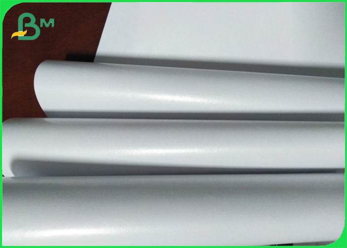 PE Laminated White Paper Glossy Coated Base Paper 80gsm + 10g