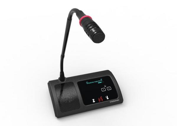 10mW Headphone Volume Wireless Desktop Microphone System All Digital Transmissio