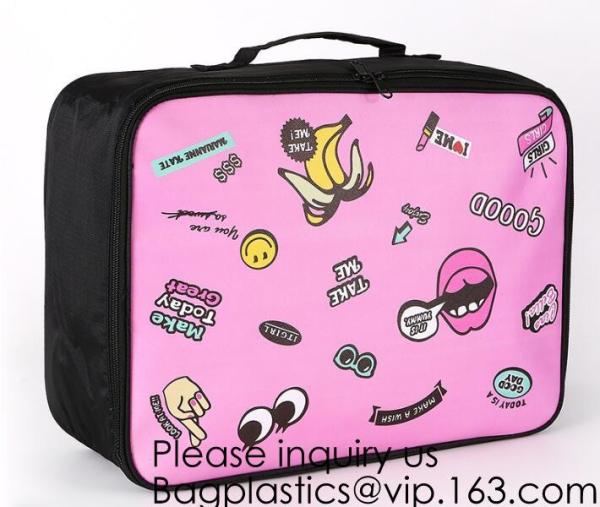 Promotional Male Wash Bags Custom Logo Make Up Waterproof Canvas Leather Makeup