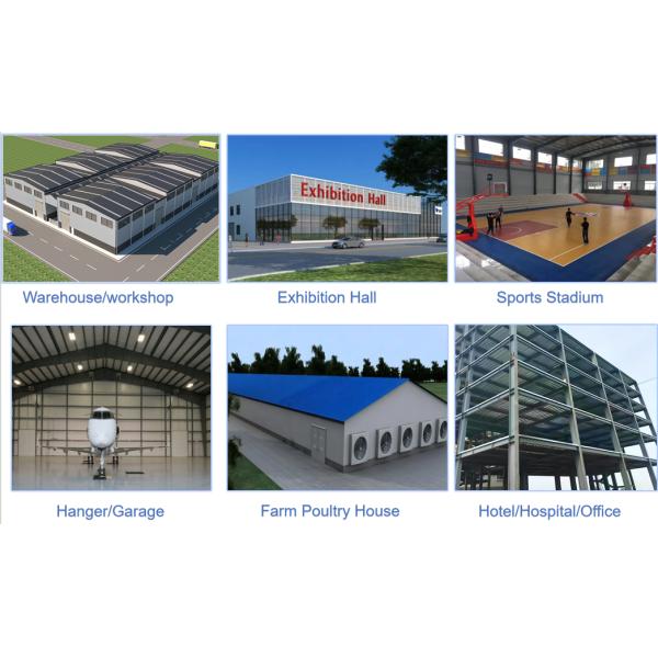 Custom Prefabricated Steel Structure Workshop for Industrial Buildings