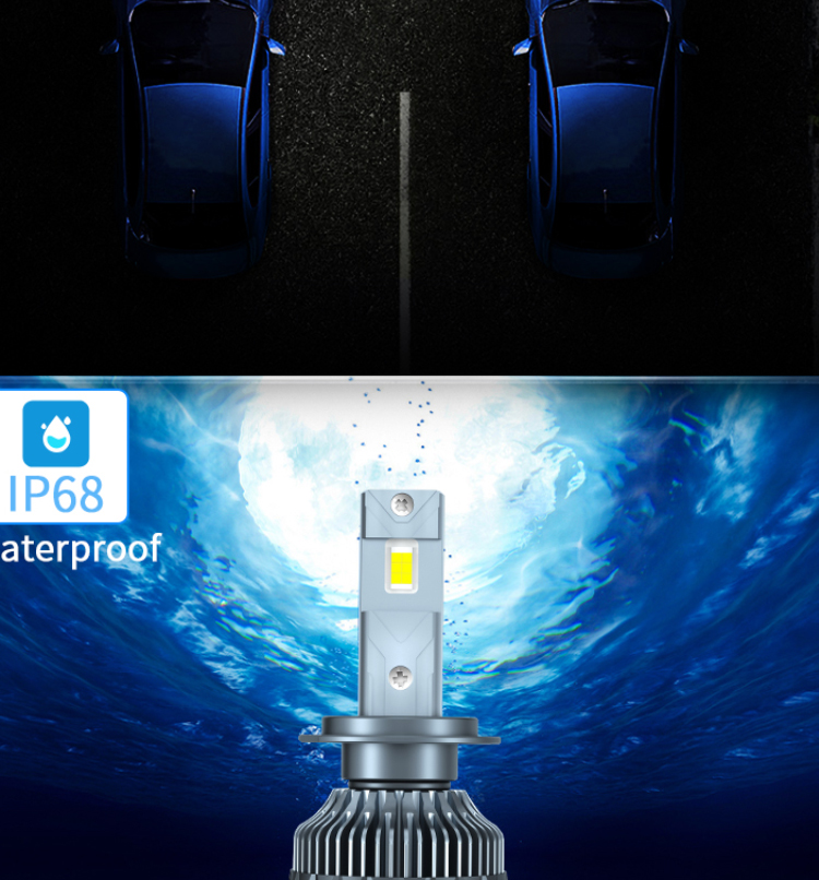V30 Series Car 55W Automotive LED Turn Signals Bulb H7 H4 H11