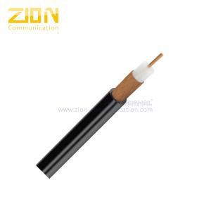 China 20 AWG Bare Copper RG59 Coaxial Cable 95% CCA Braiding CM Rated PVC Jacket on sale
