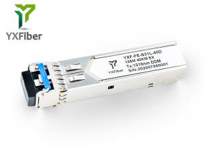 Wholesale MSA SFF-8472 DDM 1310nm 40km 155M SFP Optical Fiber Module from china suppliers