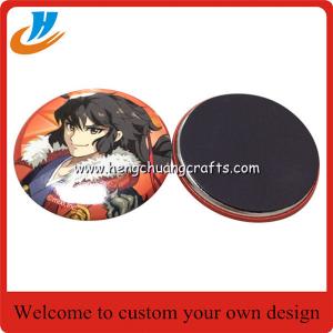 China Cheap custom Japan Carton metal pin badge,Print logo button badge on sale
