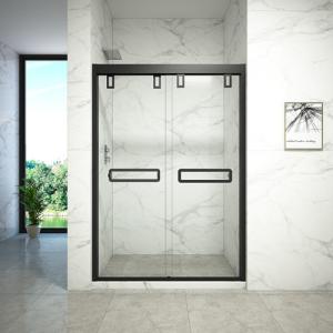 Wholesale Toughened Glass Double Sliding Door For Shower Room from china suppliers