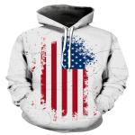 Hip-Hop Graffiti Print Men's Hoodies Hooded Sweatshirts Pullover Unisex