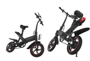 Wholesale Custom Portable Folding Electric Bike 350W Motor Power Climbing Ability 15 Degrees from china suppliers