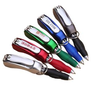 Wholesale Plastic Creative Folding Ballpoint Pen with Nail Clipper and Heat Sensitive Erasable Ink from china suppliers