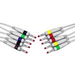 10 Leads ECG EEG EKG Cable for Schille Bionet Patient Monitors TPE Insulated