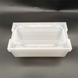 Wholesale Transparent Rectangle Wafer Carrier Box 3 Inch Wafer Cassette from china suppliers