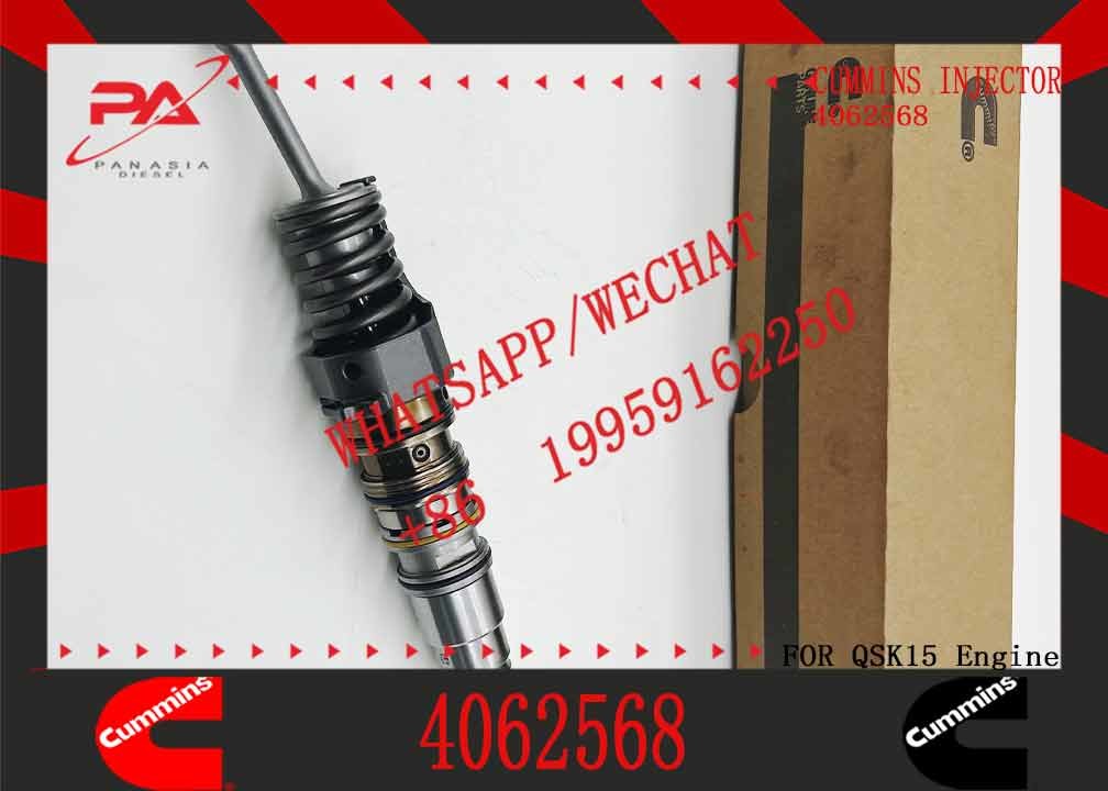 4062568 QSK15 Diesel Engine Common Rail Fuel Injector 4914537 3973059 3975929 4010642 4026222 4061851