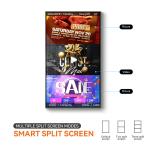 Hanging Advertising Wall Mount Lcd Digital Signage 32 Inch Ultra Wide Media