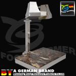 Square Carving Station Heat Lamp Back Mount Electric Power Supply Thick Material