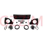 Toyota Plastic ABS PP Front Bumper Grille Fog Light Body Kits For Prado 2002