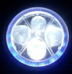 Round Blue BMW Angle Eye vehicle led work lamp 20V PC lens 7D HCW-L20289