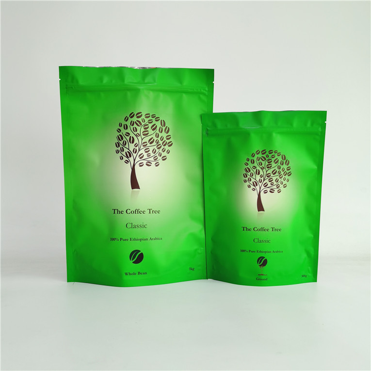 Customized Stand Up Coffee Bag Food Grade Coffee Body Scrub Packaging Bag
