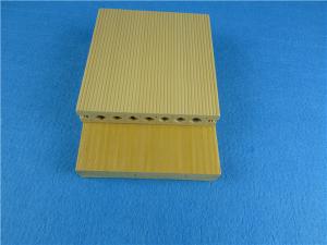 Wholesale Mouldproof Yellow WPC Composite Decking / Eco friendly Composite Wood Decking from china suppliers