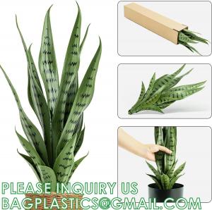 China Artificial Snake Plant 26 inches Fake Sansevieria Artificial Potted Plants for Indoor and Outdoor, Home, Office on sale