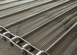 China Strong 304 Stainless Steel Chain Mesh Conveyor Belt Food Grade on sale