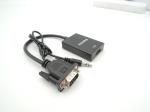PVC Jacket Aluminum 0.2M Vga To Hdmi Converter Adapter