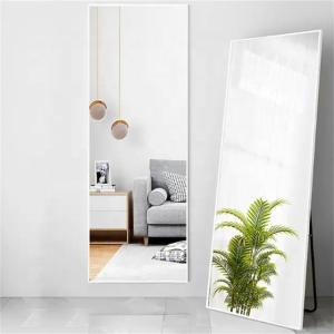 Wholesale Aluminium Color Frame Modern Full Length Rectangle Standing Metal Framed Floor Mirror from china suppliers