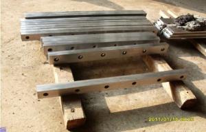 China Metallurgy Shearing machine sheet metal shear blades , guillotine blade for cutting on sale