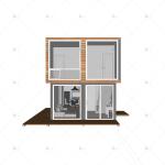 Residential - (Heya-2X05) Prefabricated Expandable Container Homes 40Ft Luxury