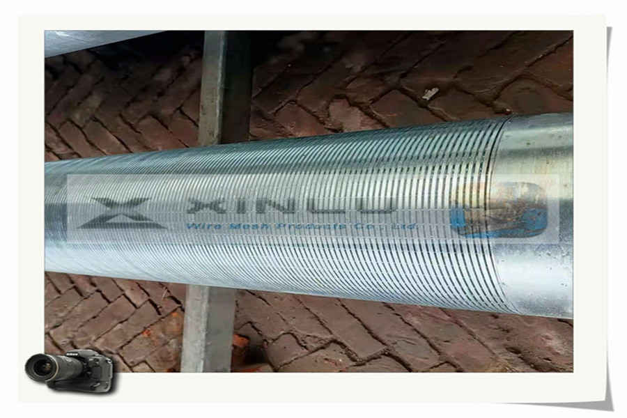 Johnson Vee Wire Welding Galvanized Pipe / Tube Well Strainer 0.05 - 50mm Slot